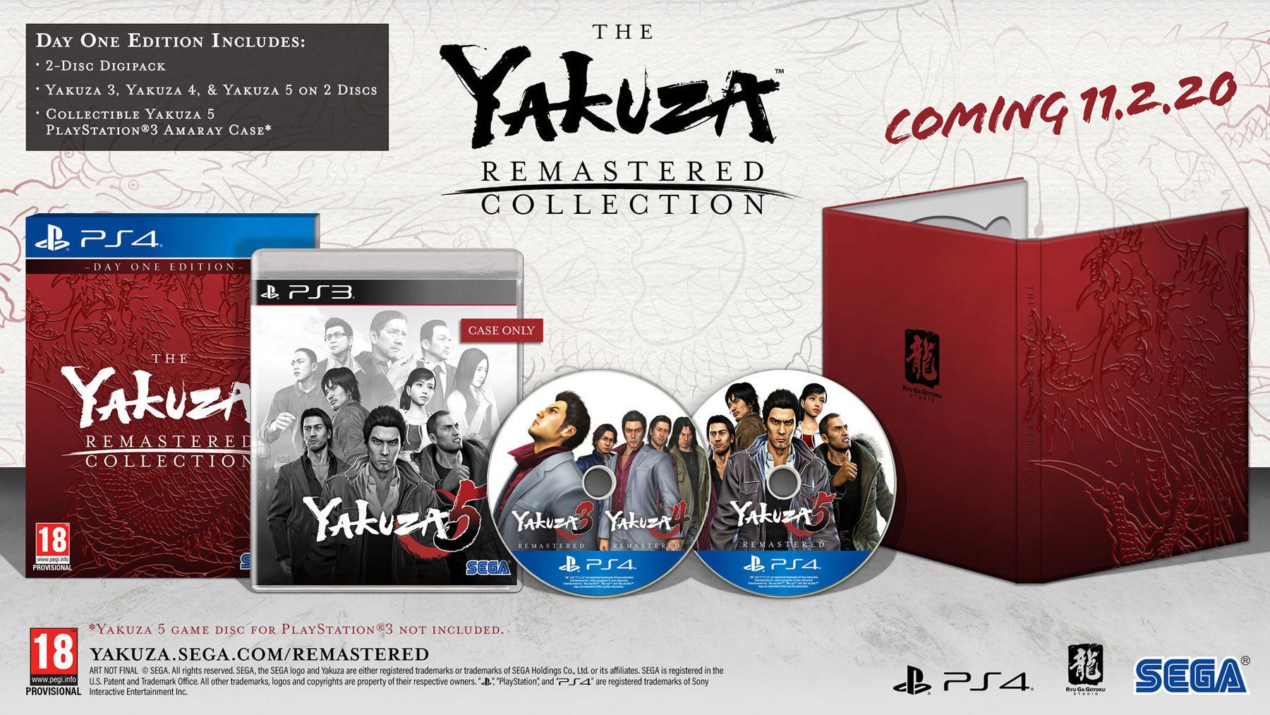 Yakuza Remastered Collection