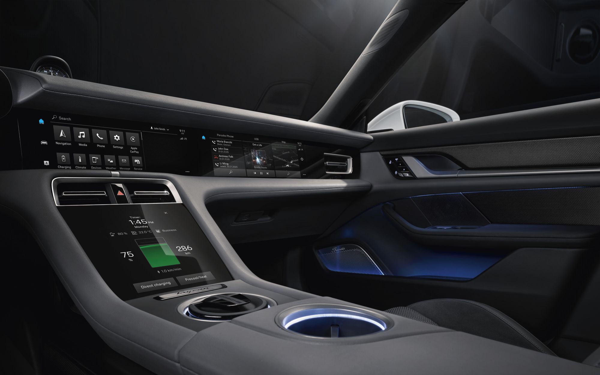 Porsche Taycan interior
