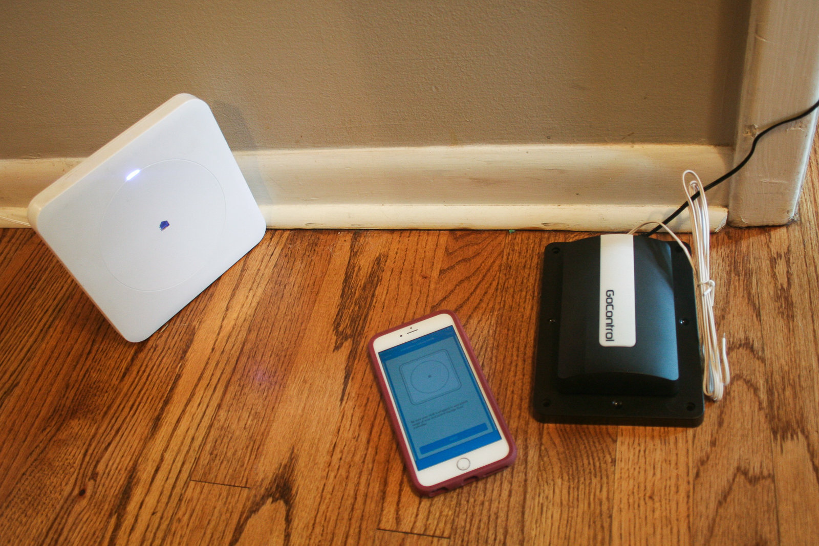 Smart garage-door controller