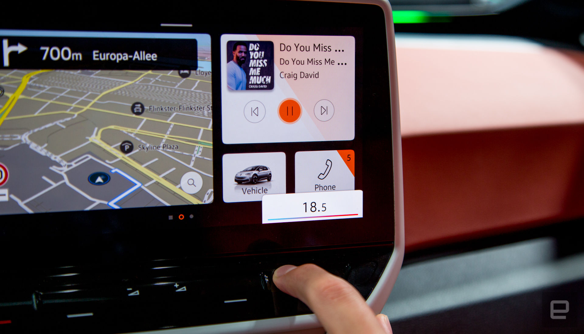 Volkswagen ID.3 infotainment system