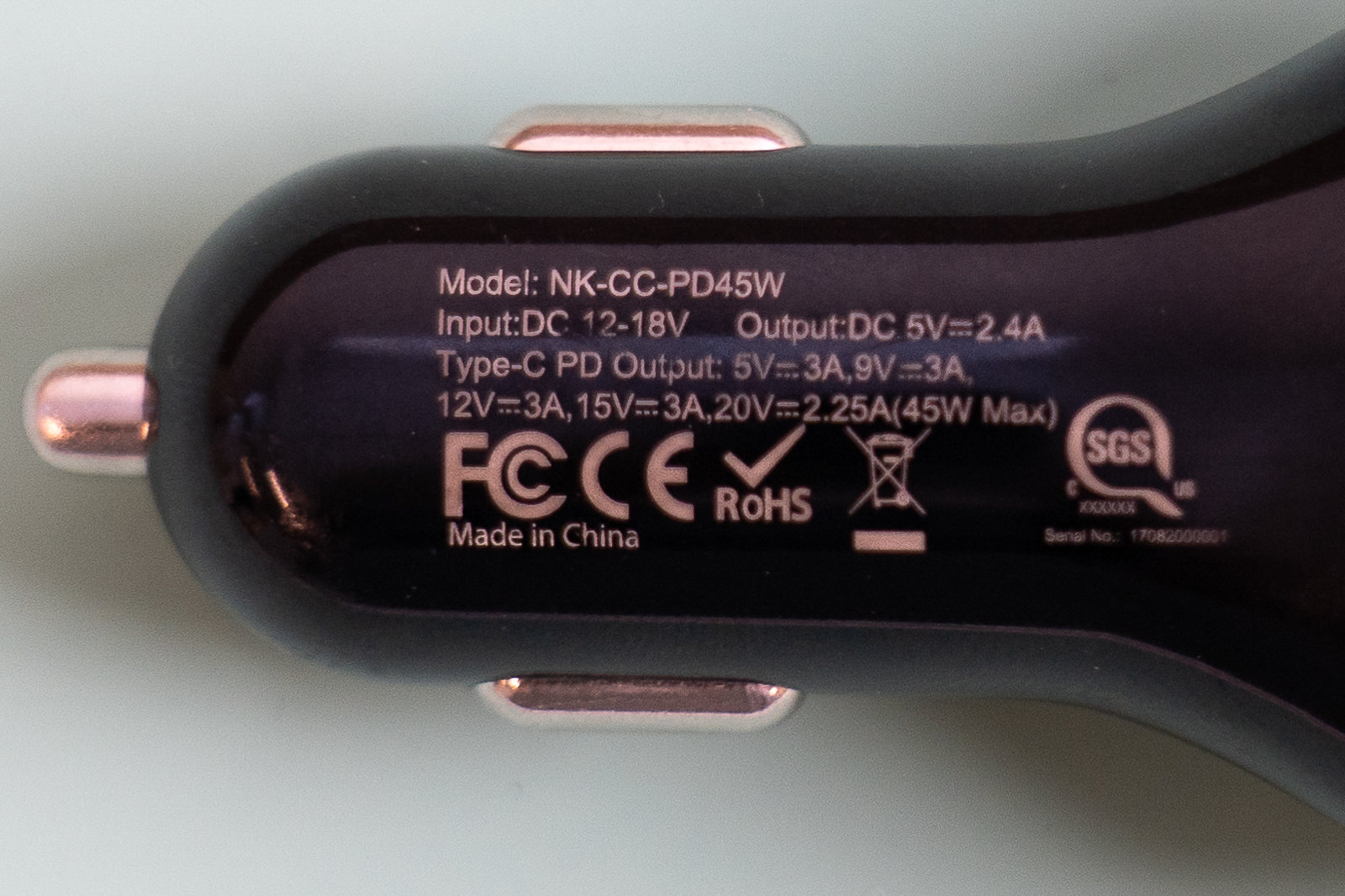 USB car charger