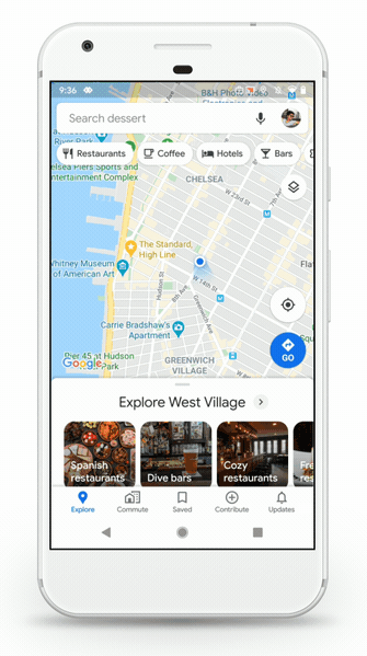 Google Maps update