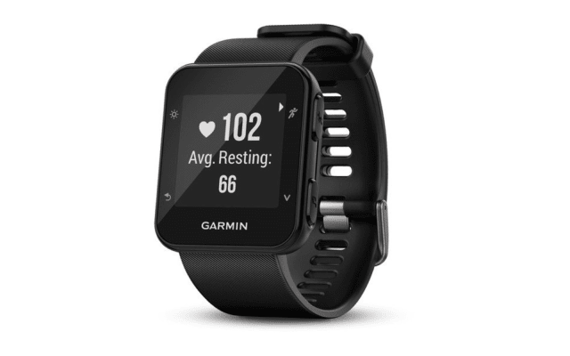 Garmin Forerunner 35 GPS watch.