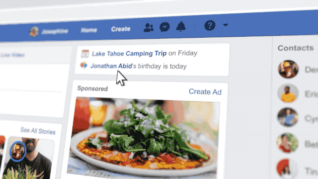Facebook redesign