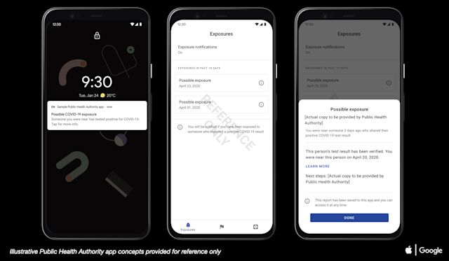 Google exposure notification