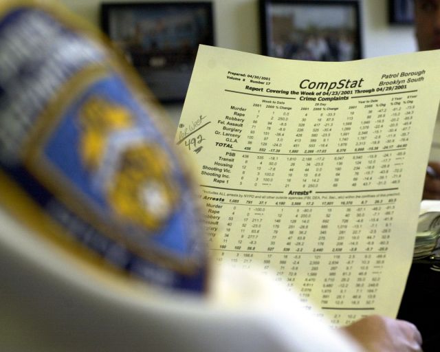 UNITED STATES - MAY 02:  Assistant Chief Joseph Fox heads Brooklyn South Police and has reported marked drops in crime statistics and holds Compstat results for Brooklyn South.  (Photo by Todd Maisel/NY Daily News Archive via Getty Images)